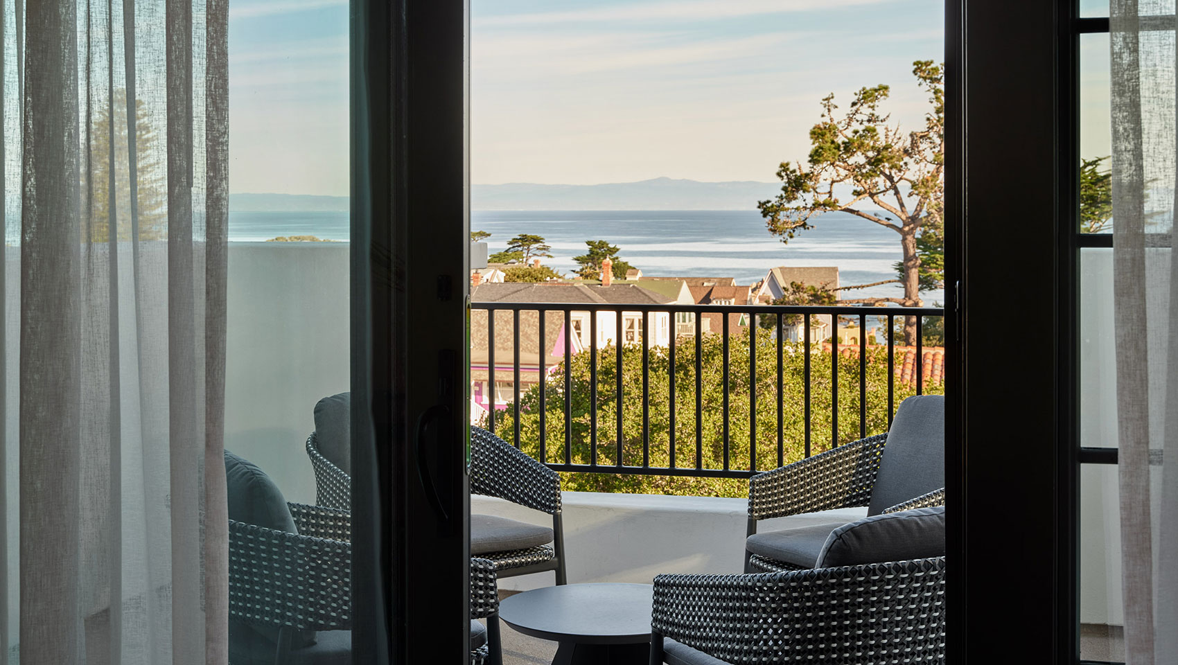 Furnished Balcony with Bay View