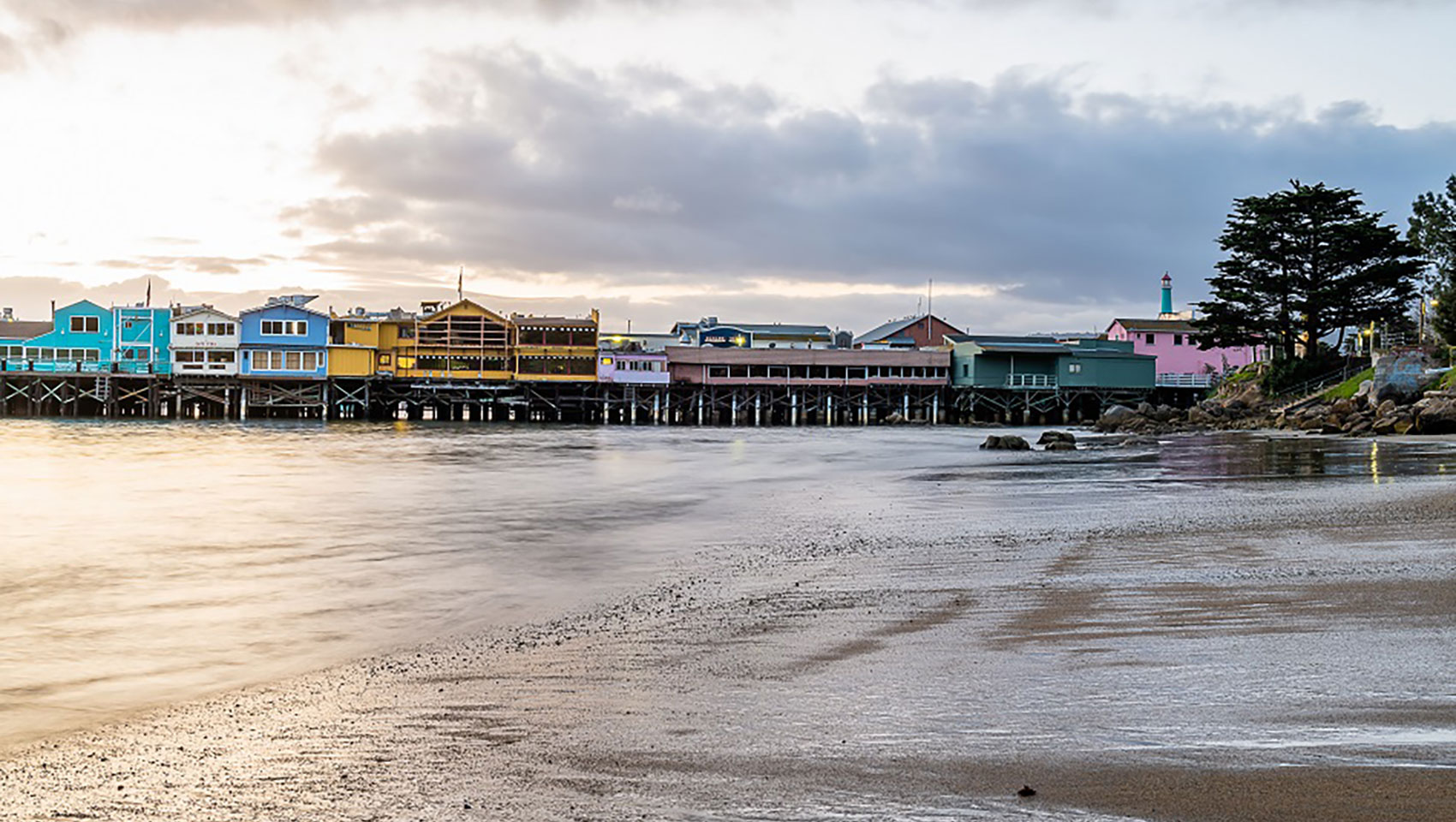 colorful house on the beach