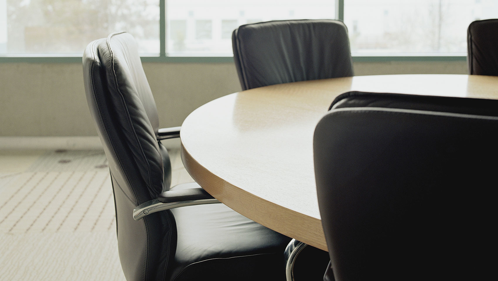 conference room with table and chairs