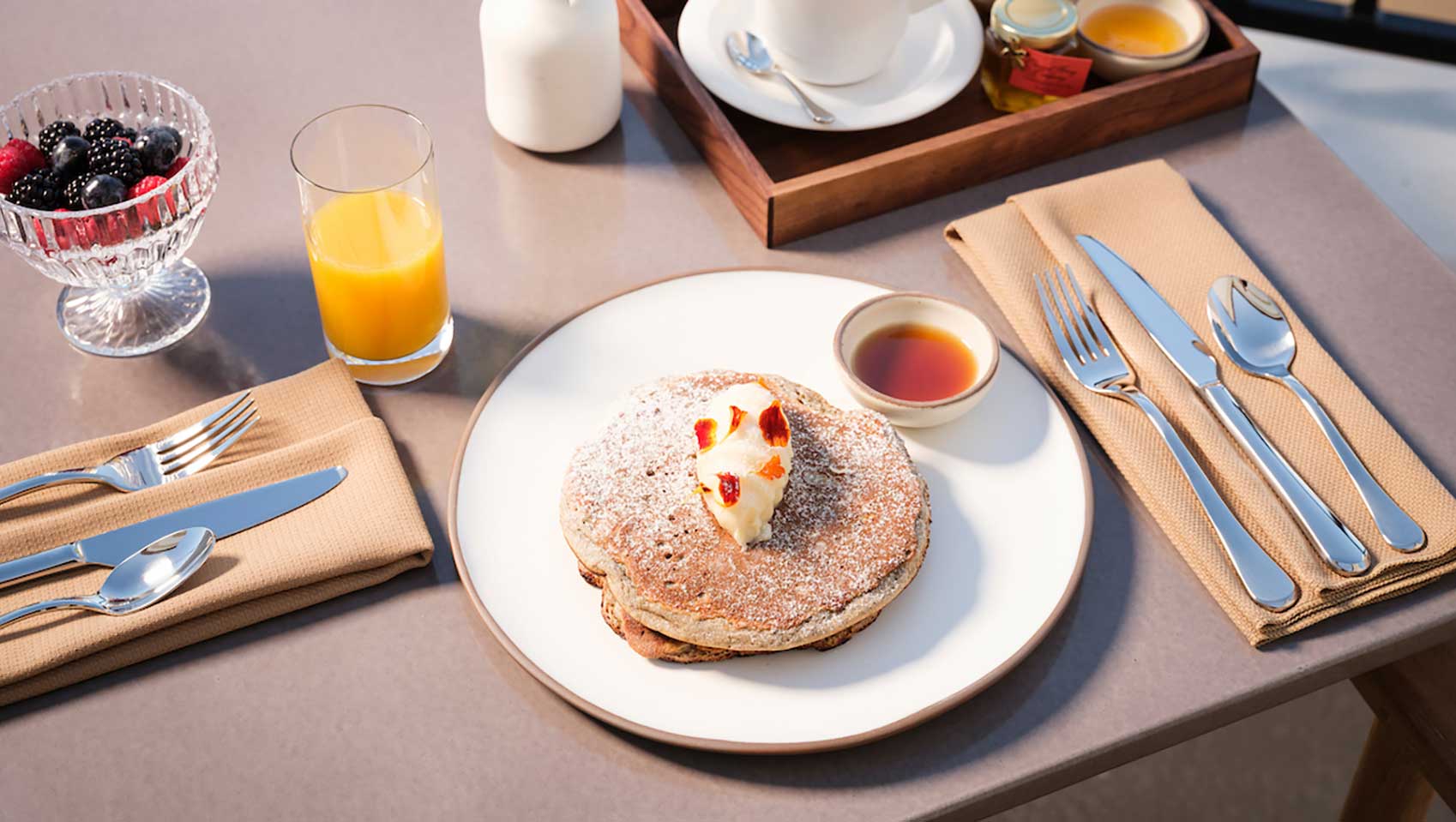 Pancakes at The Caledonian