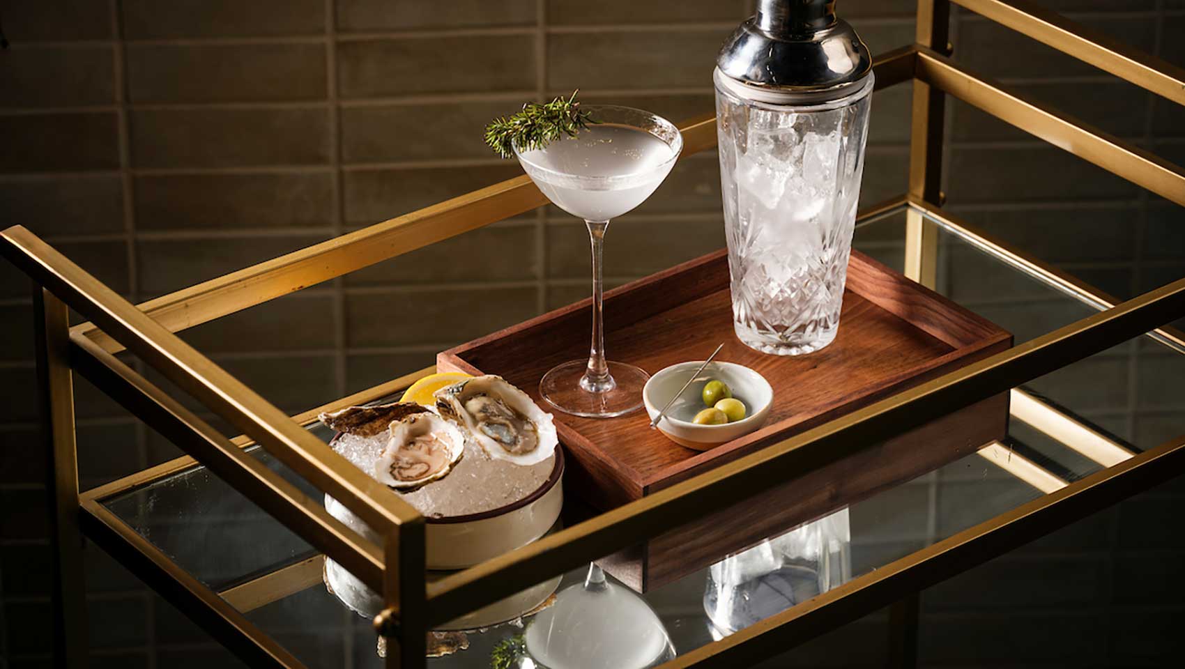 Martini & Oysters at The Caledonian