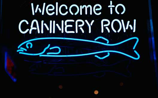 Cannery Row neon sign